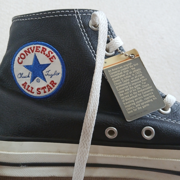 converse ♡ vintage leather high tops y2k - Picture 3 of 12